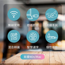 將圖片載入圖庫檢視器 EZ Go 無線小蒙恬(Win/Mac) ─ 免安裝無線手寫板